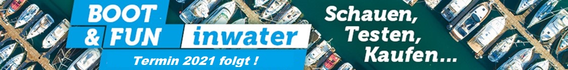 Boot & Fun inwater 2021 Sie finden Segel Auto Boote auch in diesem Jahr auf der Boot & Fun inwater